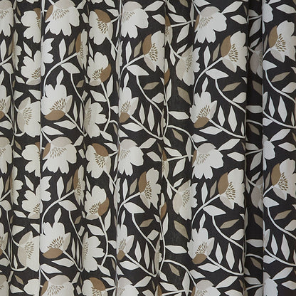 Luna Eyelet Curtains in Black