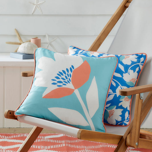 Luna Outdoor Cushion in Duck Egg