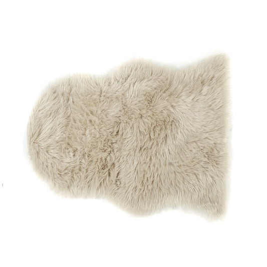 Origins Washable Faux Fur Natural Rug