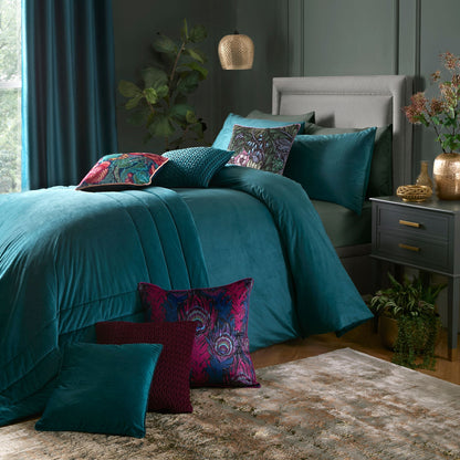Montrose Duvet Cover Set in Teal