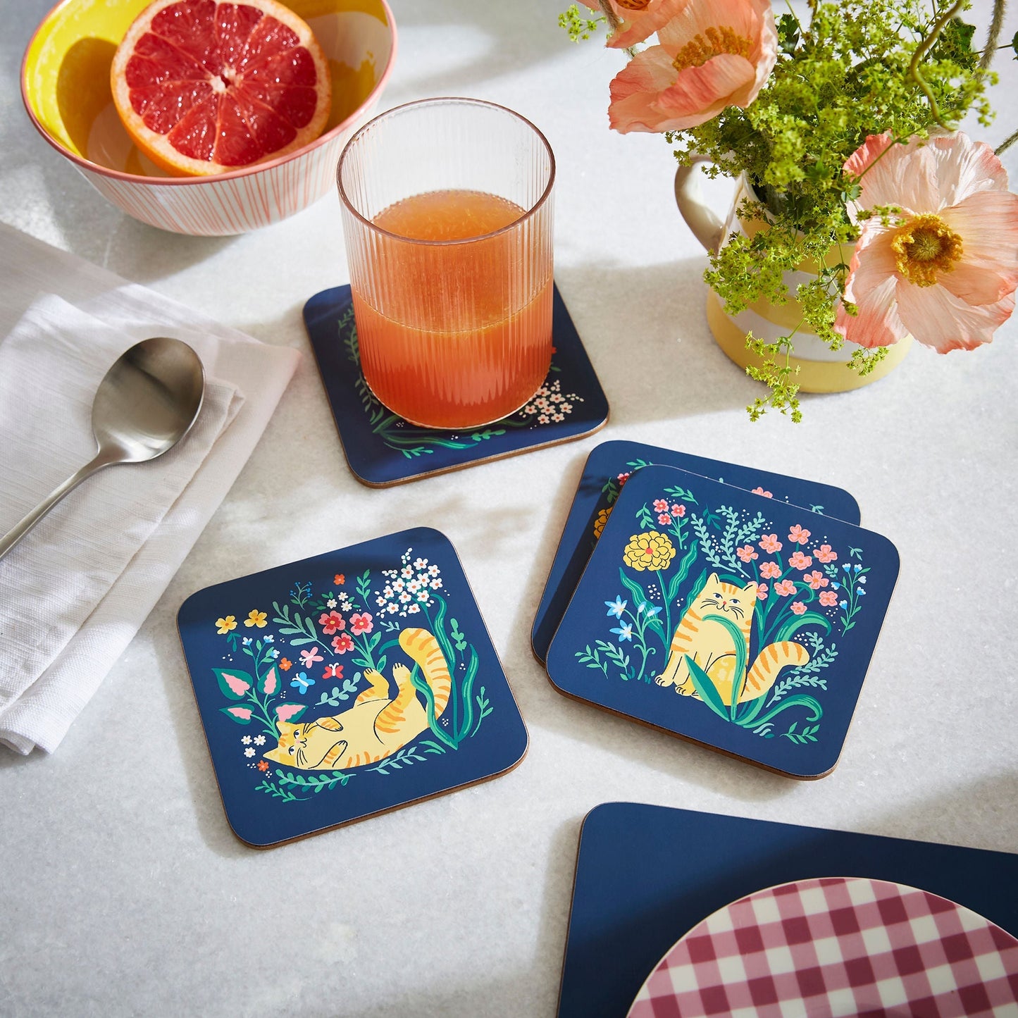 Marmalade Meadow Coasters 4 Pack