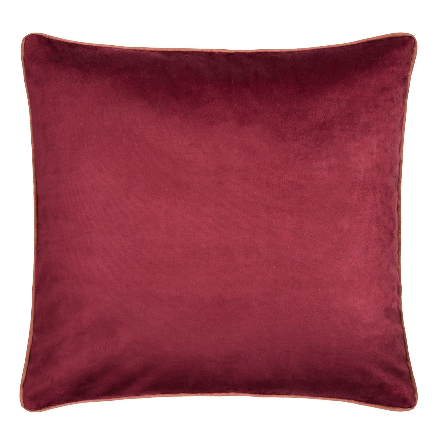 Morris Major Chintz Cushion in Burgundy