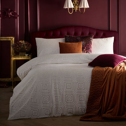 Morris Major Chintz Cushion in Burgundy