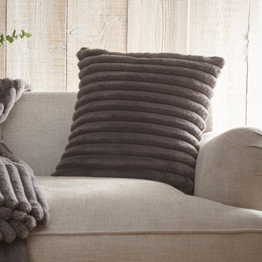 Morritz Cushion in Charcoal 43 x 43cm - Cushion Cover