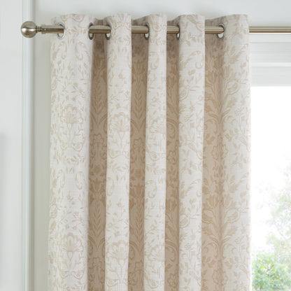 Marple Eyelet Curtains in Natural