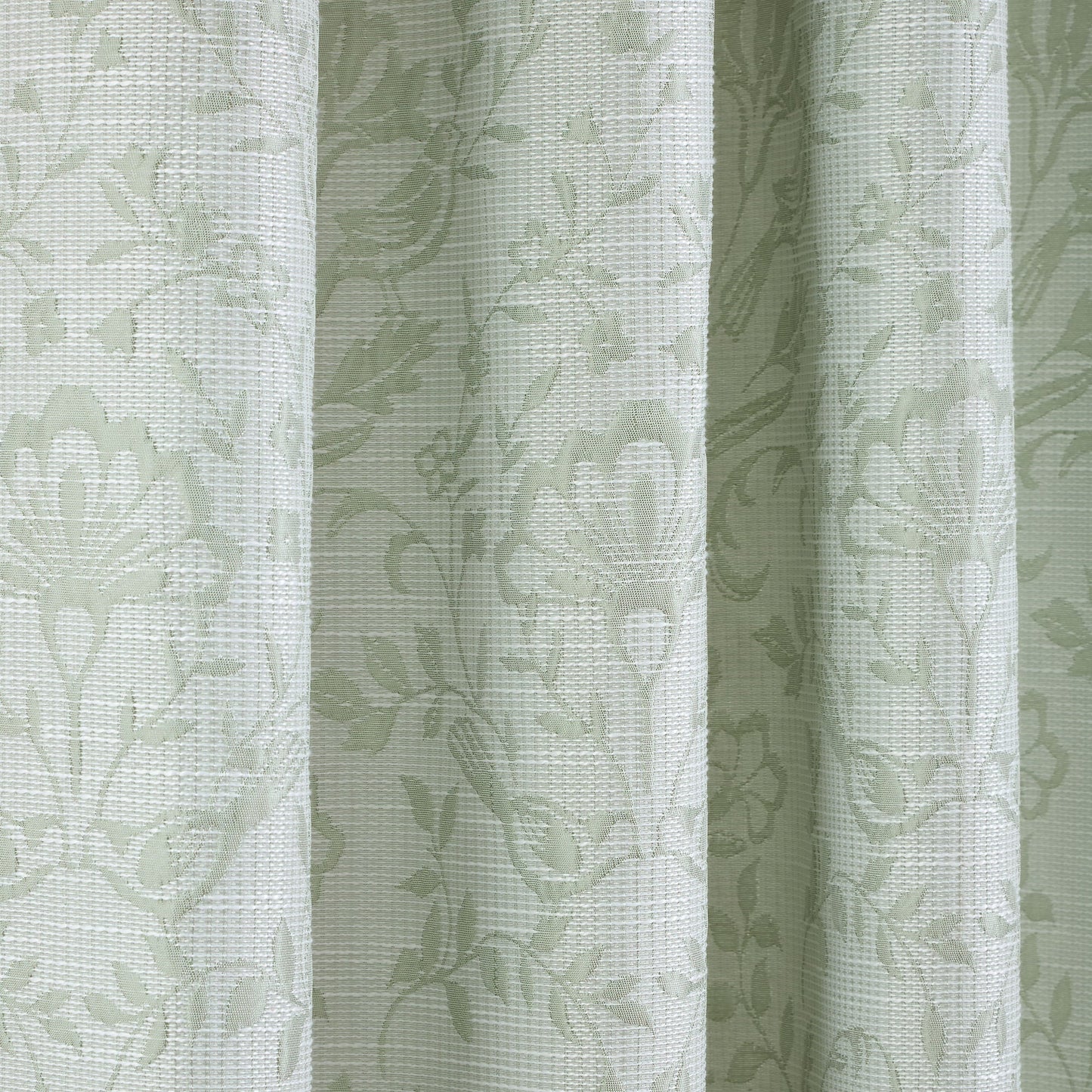 Marple Eyelet Curtains in Sage Green