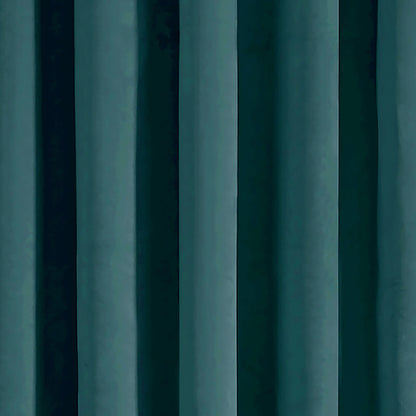 Montrose Eyelet Single Panel Door Curtain in Teal