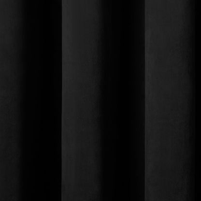 Montrose Eyelet Curtains in Black