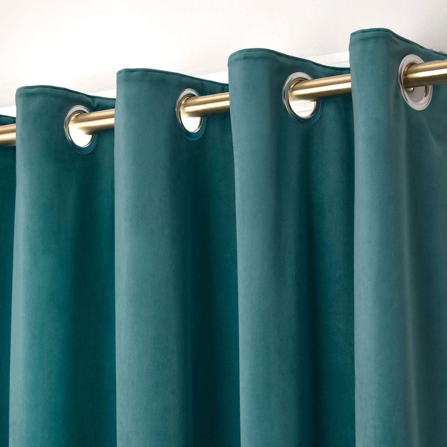 Montrose Eyelet Curtains in Teal