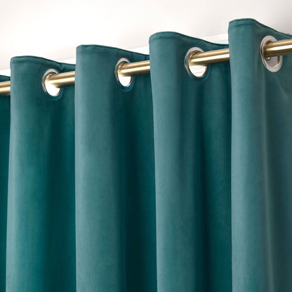 Montrose Eyelet Curtains in Teal