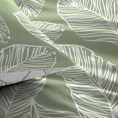 Matteo Duvet Cover Set in Green
