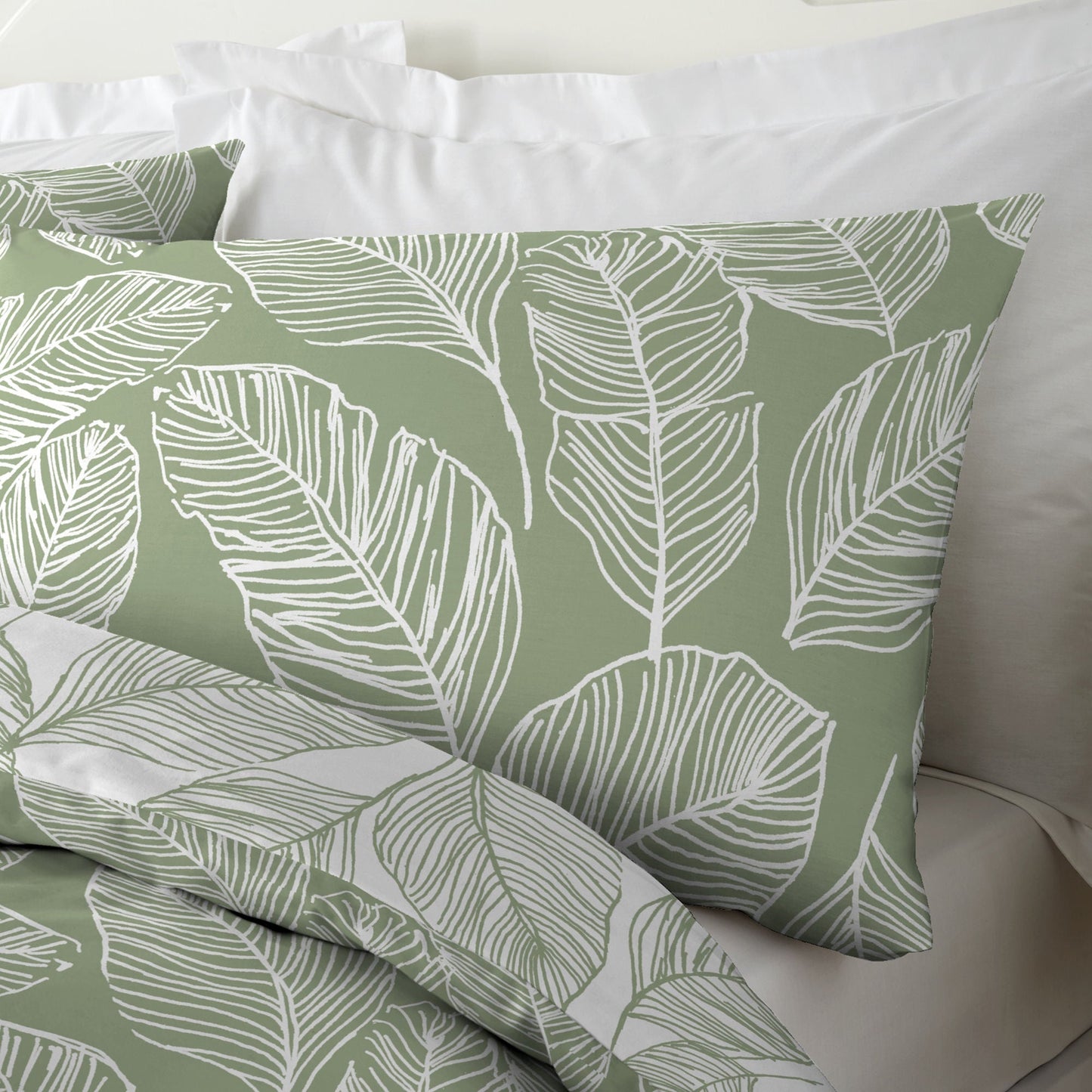 Matteo Duvet Cover Set in Green