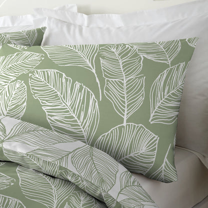 Matteo Duvet Cover Set in Green