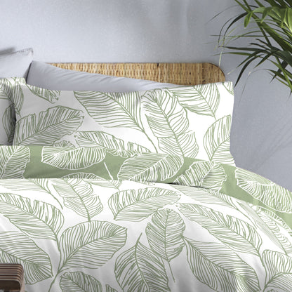 Matteo Duvet Cover Set in Green