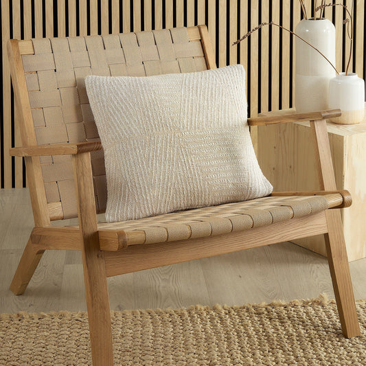 Myan Cushion in Natural 43 x 43cm - Cushion Cover