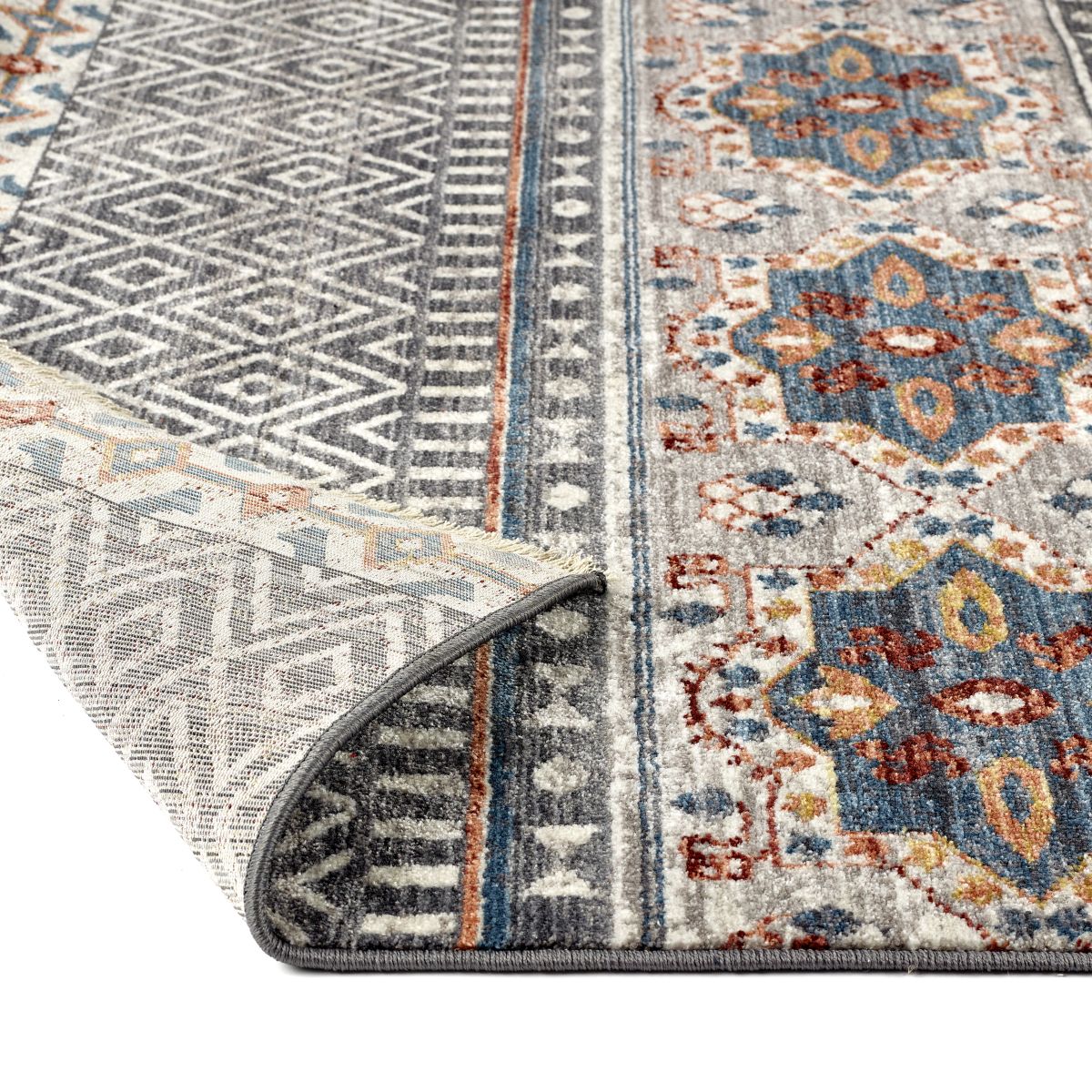 Origins Mandala Stripe Grey