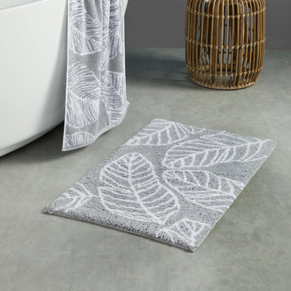 Matteo Bath Mat in Grey
