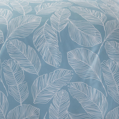 Matteo Duvet Cover Set in Duck Egg