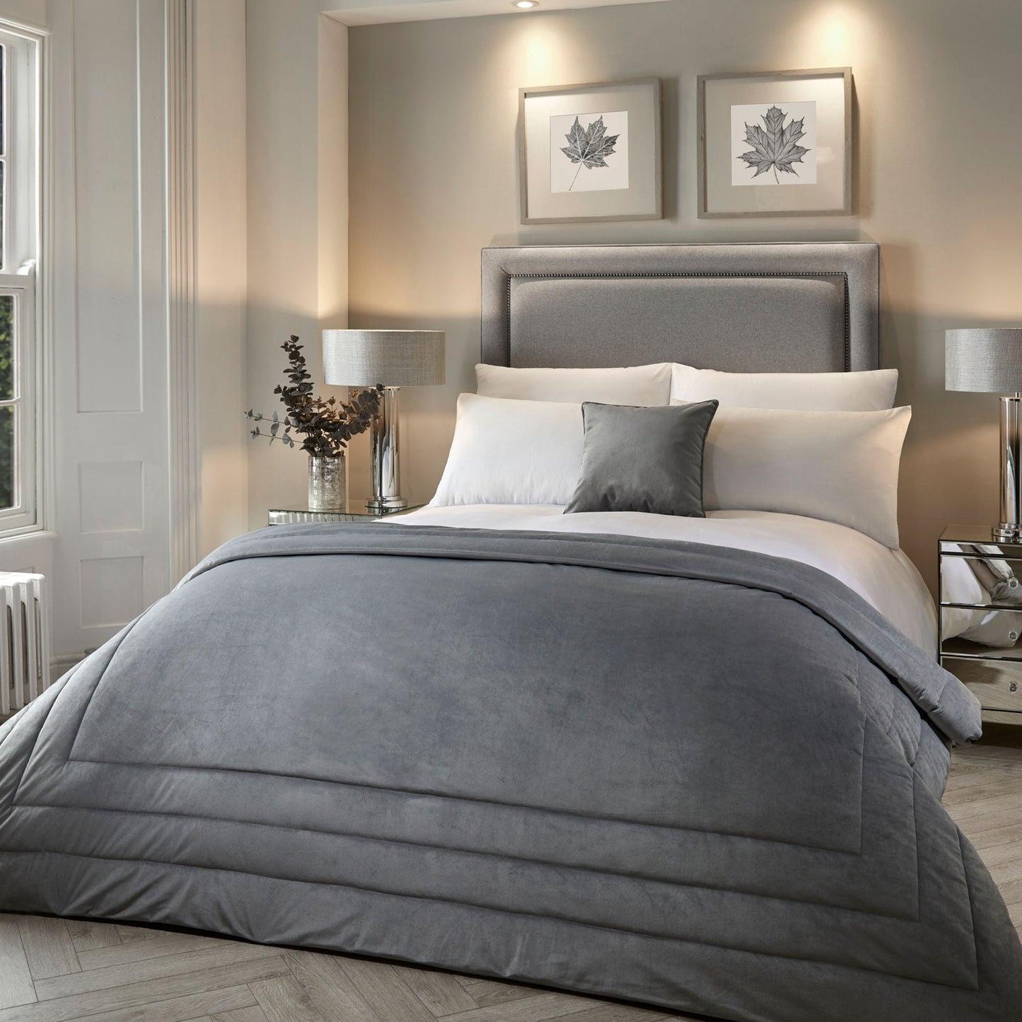 Melanie Bedspread in Slate