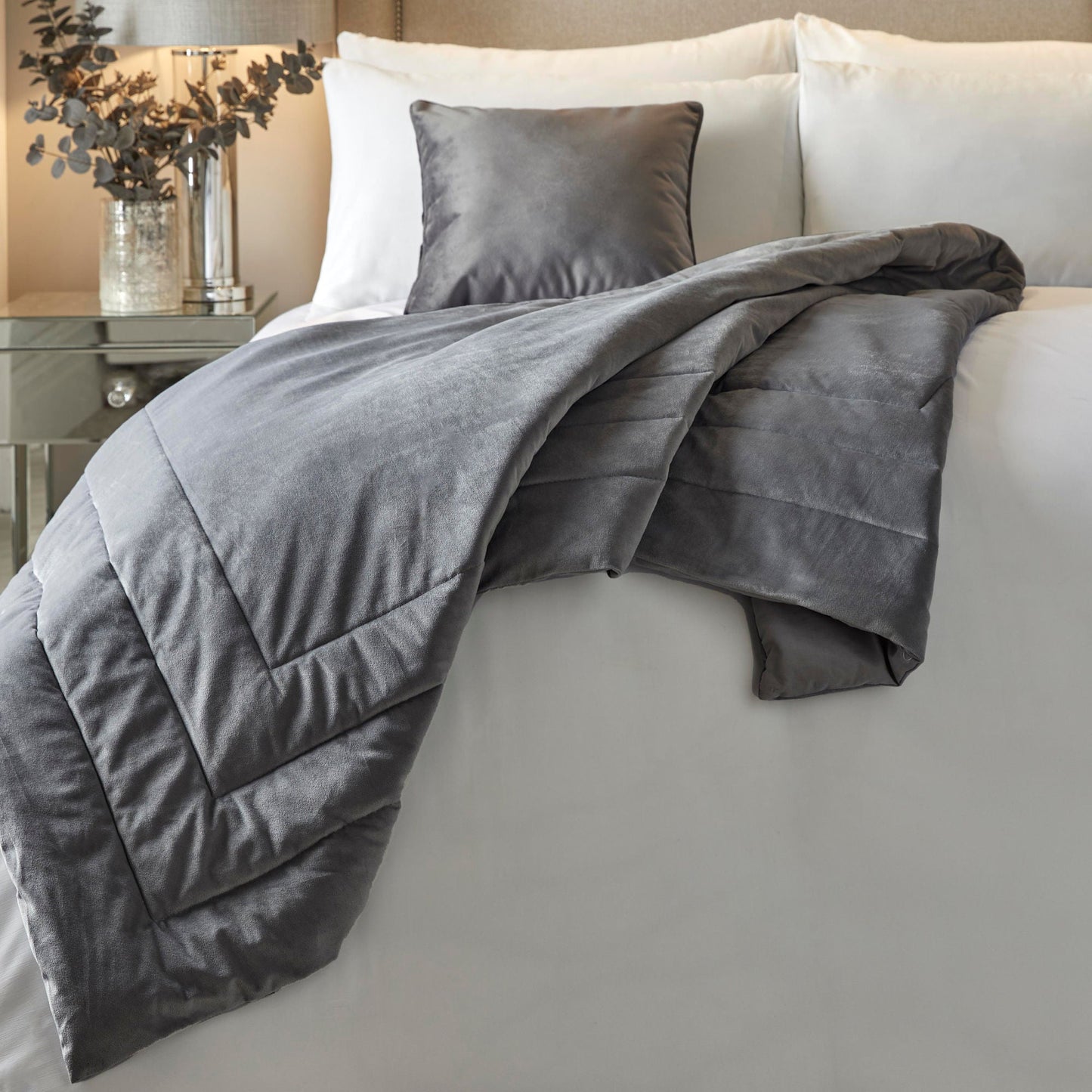 Melanie Bedspread in Slate