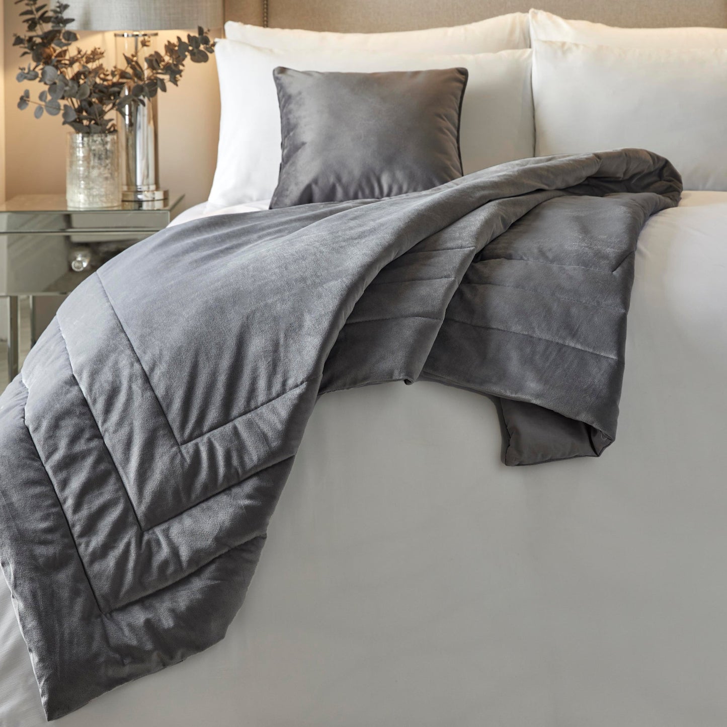 Melanie Cushion in Slate