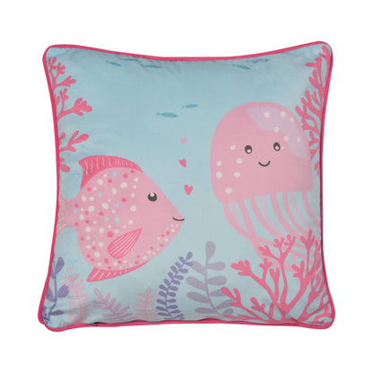 Mermaid Vibes Cushion in Pink