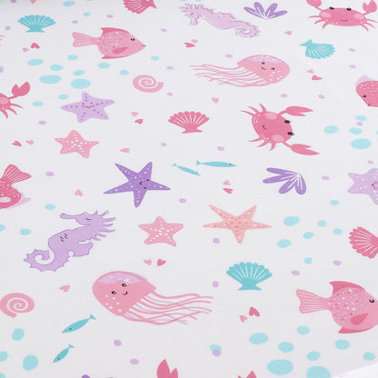 Mermaid Vibes Duvet Cover Set in Aqua