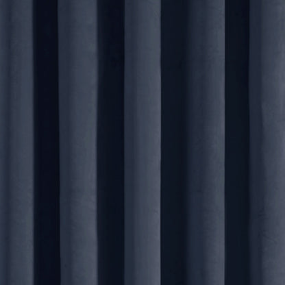 Montrose Eyelet Single Panel Door Curtain in Navy