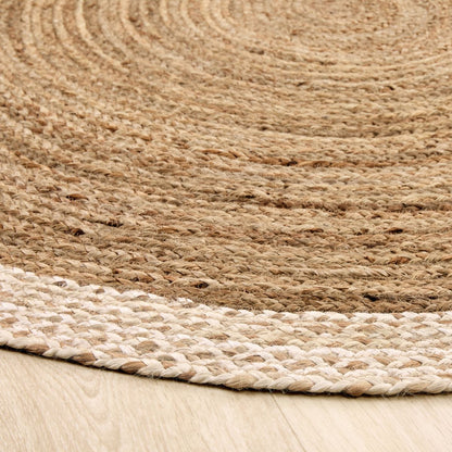 Origins Jute Border Natural White