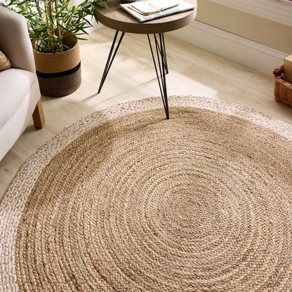 Origins Jute Border Natural White