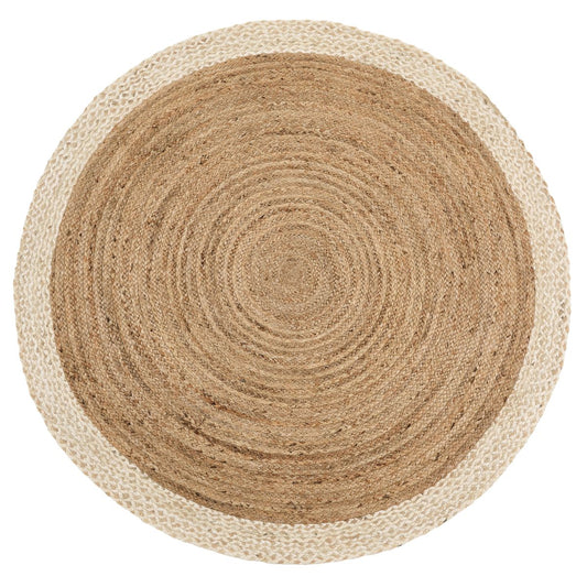Origins Jute Border Natural White