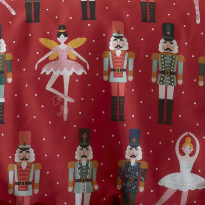 Nutcracker Duvet Cover Set in Red