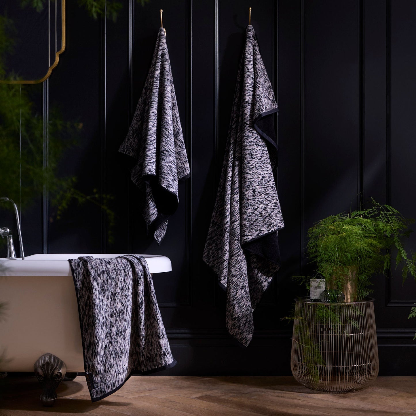Orion Towels in Black