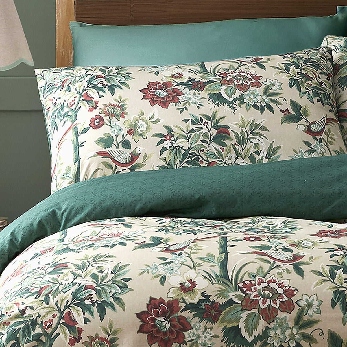 Otillie Tapestry Duvet Cover Set in Natural
