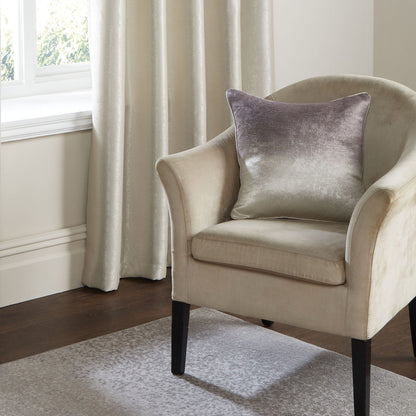 Ombre Strata Cushion in Chocolate
