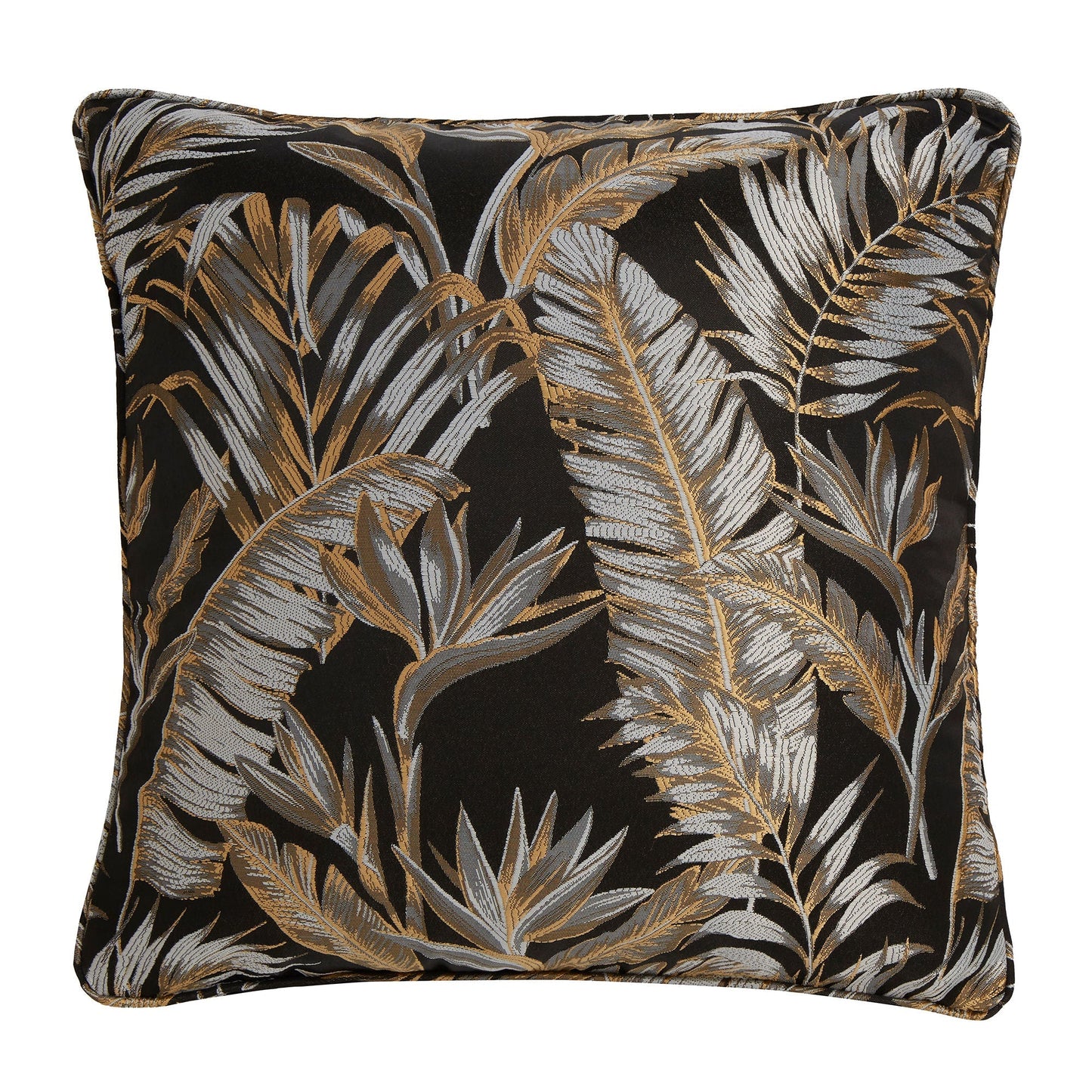 Paradise Palm Cushion in Black