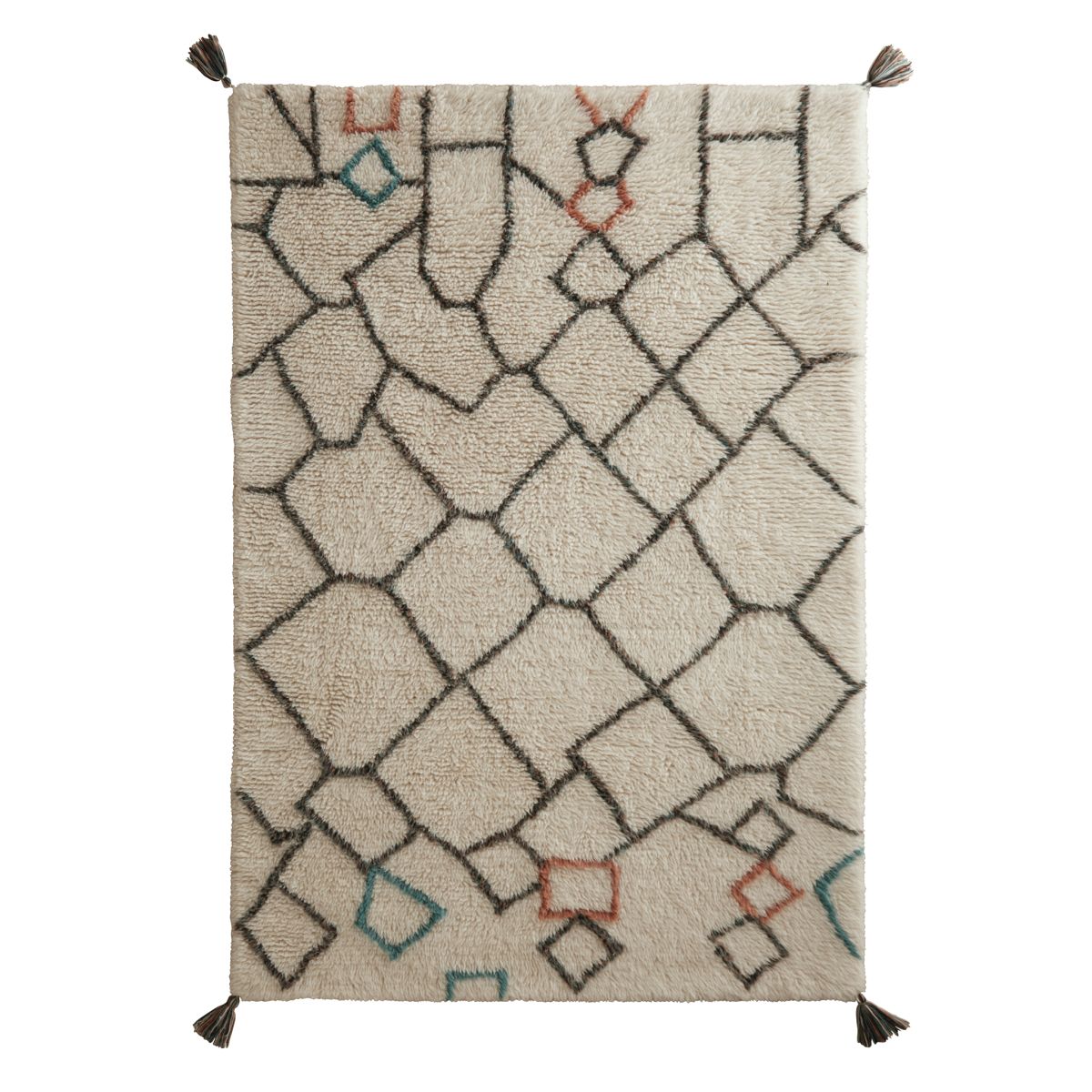 Origins Berber Knotted Chain Ivory/Multi