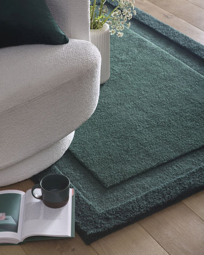 Origins Stacked Border Dark Green