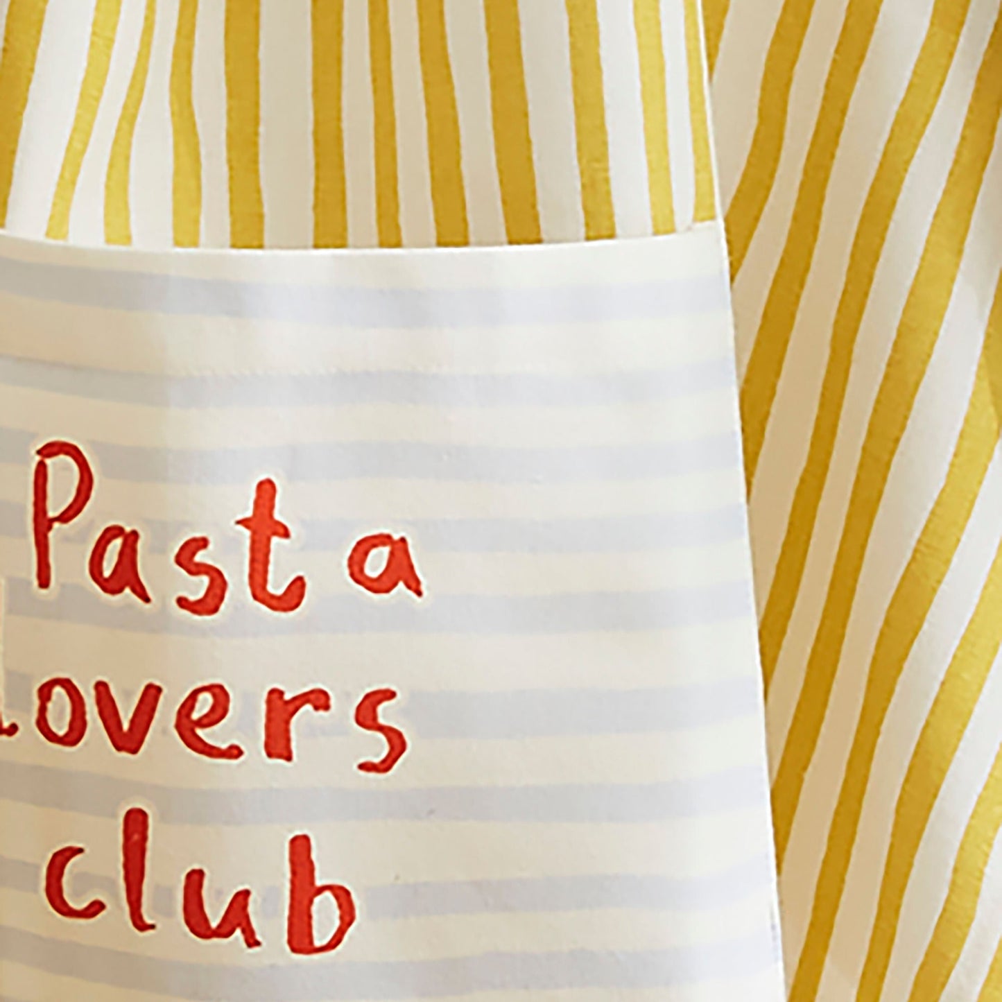 Pasta Lovers Club Cotton Apron