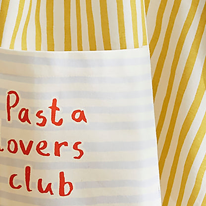 Pasta Lovers Club Cotton Apron