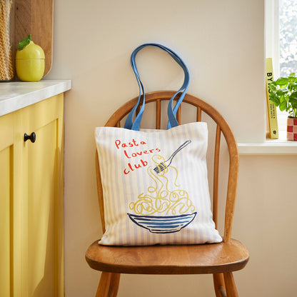 Pasta Lovers Club Tote Shopping Bag