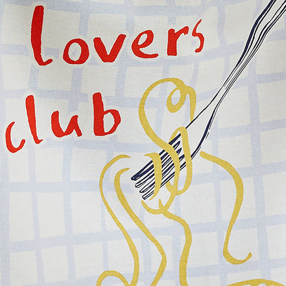 Pasta Lovers Club Cotton Tea Towel