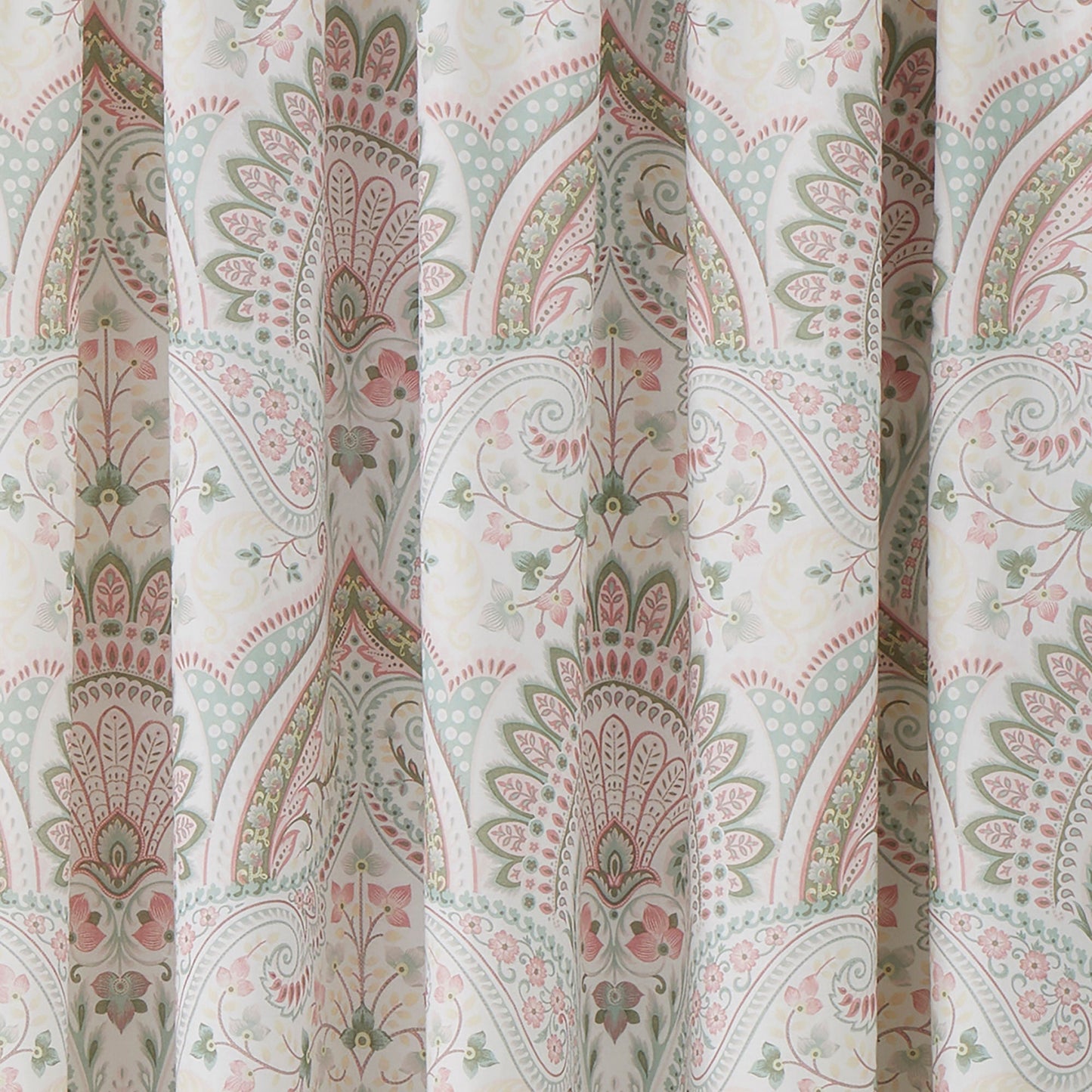 Palais Pencil Pleat Curtains in Green