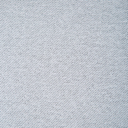Plain Twill Pair of Eyelet Curtains in Silver