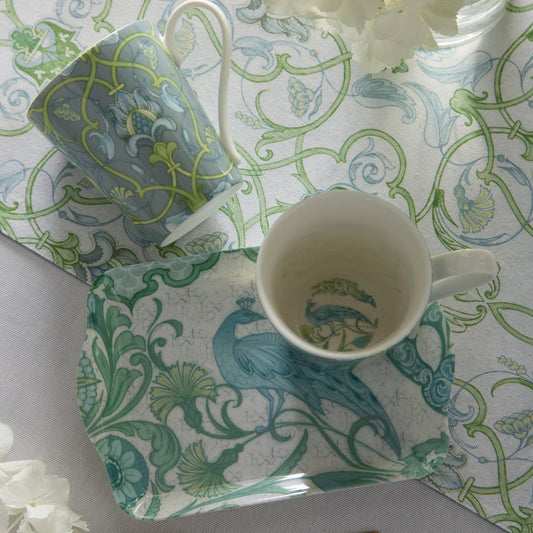 Palm Court Mug and Tray Set