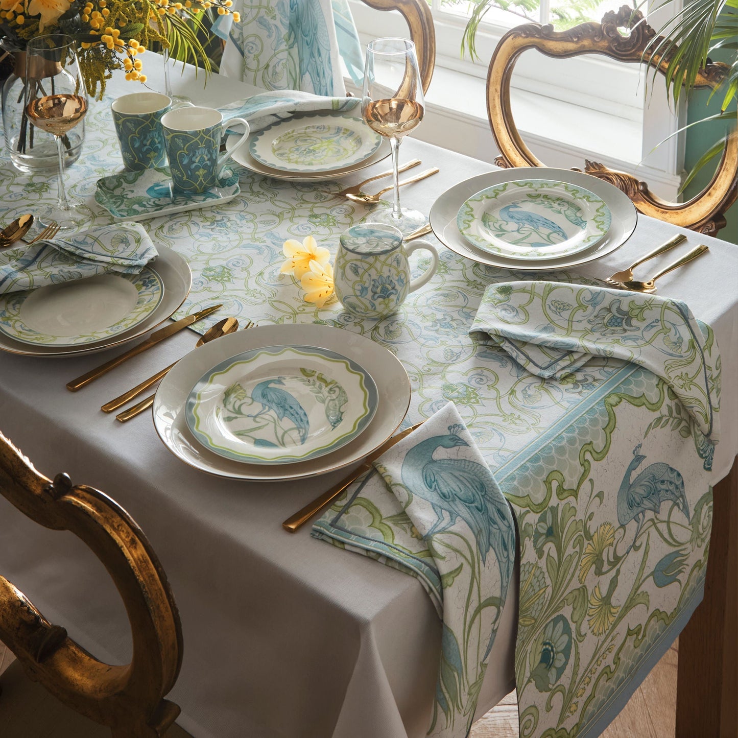 Palm Court Porcelain Side Plates 4 Pack