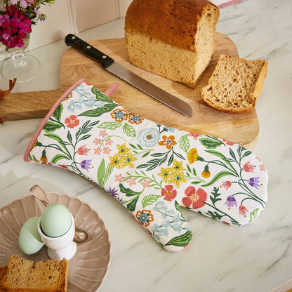Petals & Prose Gauntlet Oven Glove
