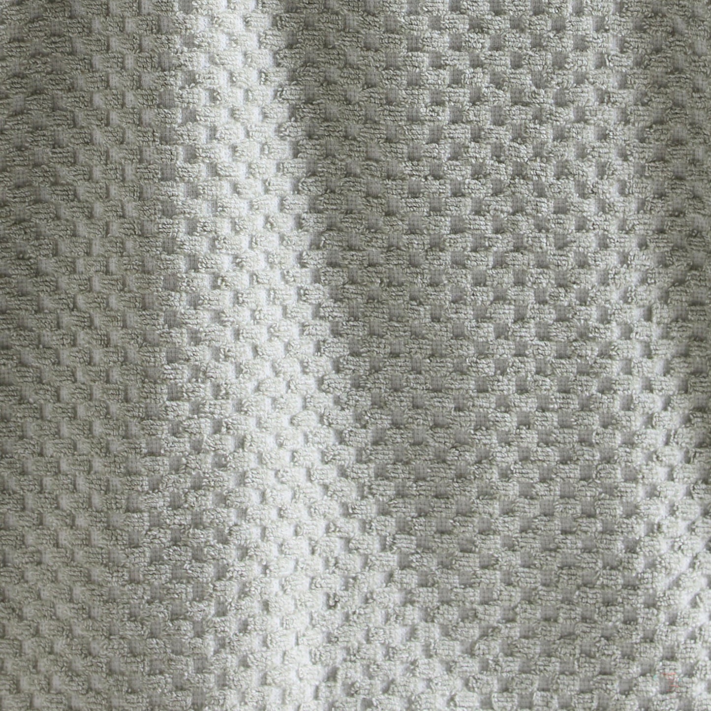 Popcorn Check Towels in Green - Hand Towel