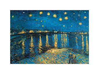 Van Gogh - Night at the Rhone (Print)