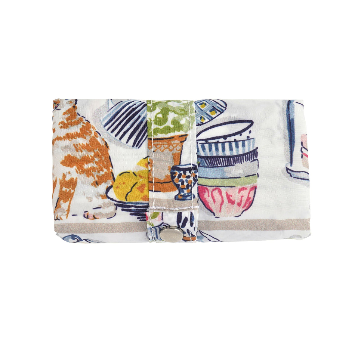 Pantry Cats Foldable Tote Bag Medium in Multicolour
